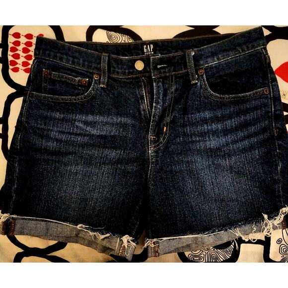 GAP Dark Blue Jeans Shorts Sz.28/8 RN# 54023 - Picture 8 of 8